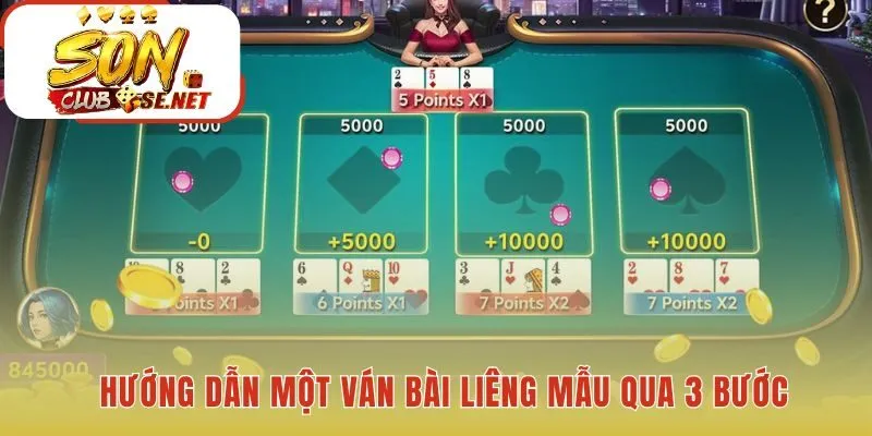 Hướng dẫn cách chơi bài liêng qua 4 bước cược và so